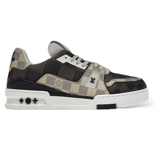 Louis Vuitton Trainer #54 With Damier Ebene Multi Pattern