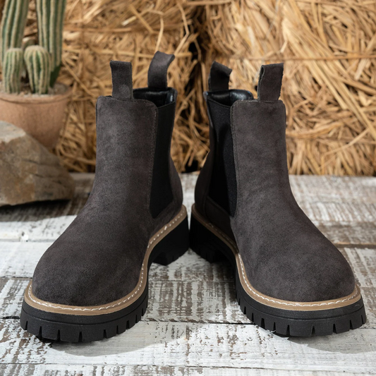 Women's ClassicKick Boots - Effortless Slip-On Ankle Boots with Chelsea Style