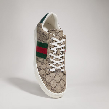 Mens Gucci Ace GG Supreme Canvas Sneakers