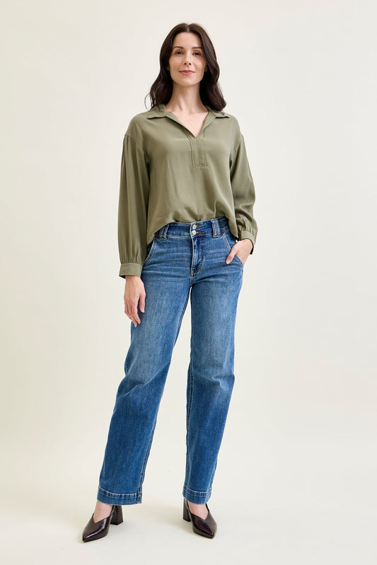 Penny Wide Denim Trouser