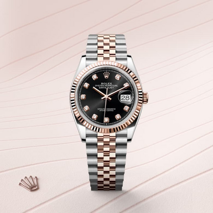 Rolex Datejust 36 Oyster, 36 mm, Oystersteel and Everose gold