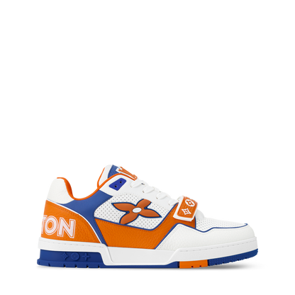 Louis Vuitton LV Trainer Orange Velcro Strap Sneaker